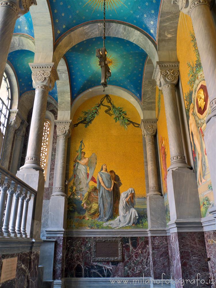 Milan (Italy) - Interior of the crypt of House Verdi